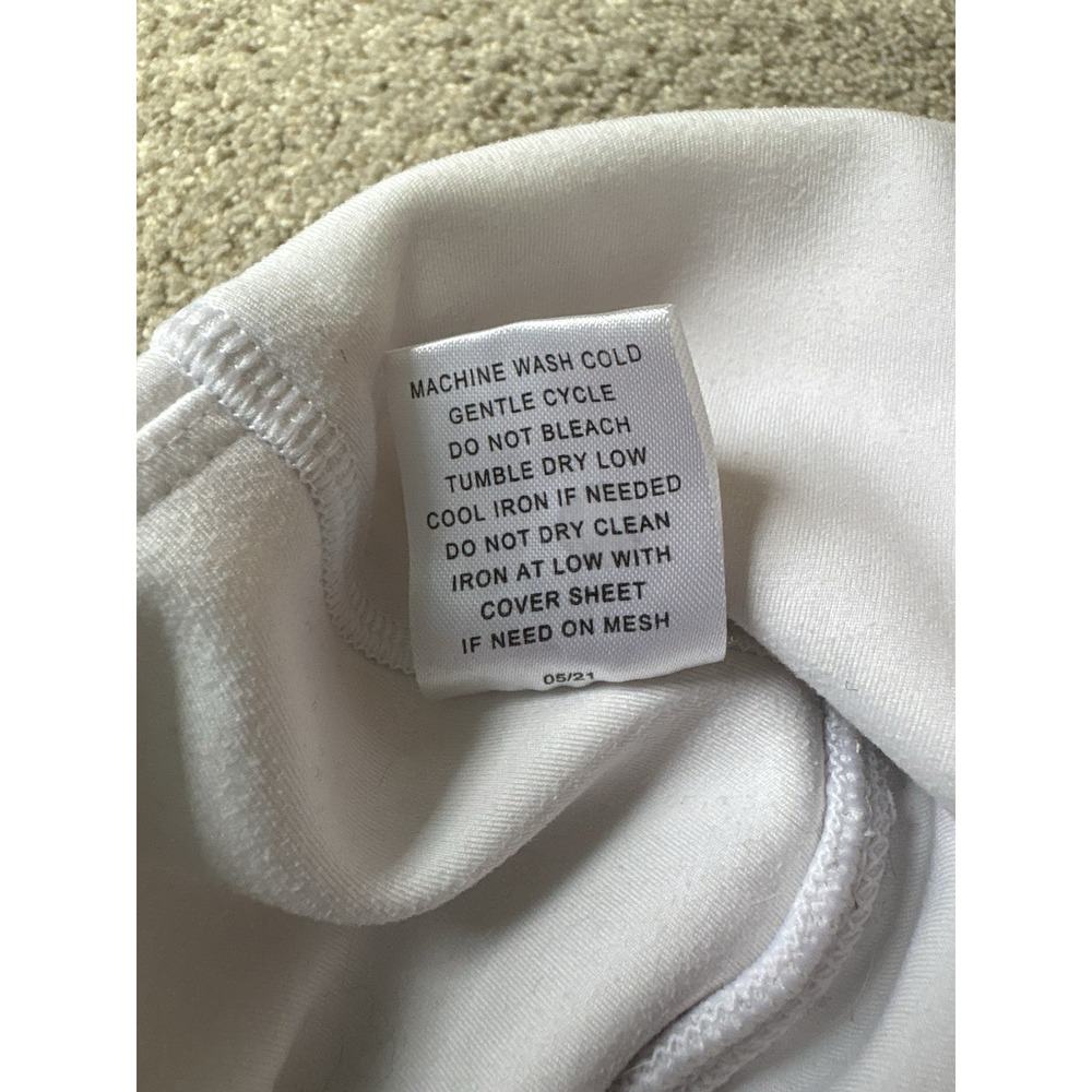 Ibkul White Pleated Pull On Skort Womens L Pockets Pickleball Golf Athleisure - Picture 6 of 7